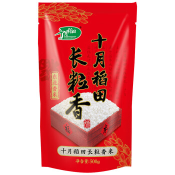十月稻田 长粒香大米 500g