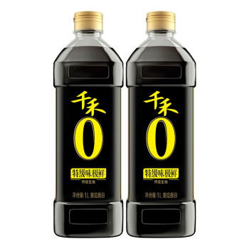 千禾 添加特级生抽 1L*2瓶