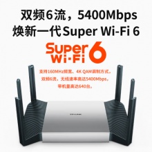 TP-LINK 普联 飞流 AX5400增强版 双频千兆路由器