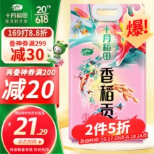 十月稻田 香稻贡米 东北大米 5kg