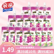 亲亲  蒟蒻果汁冻*15支*60g