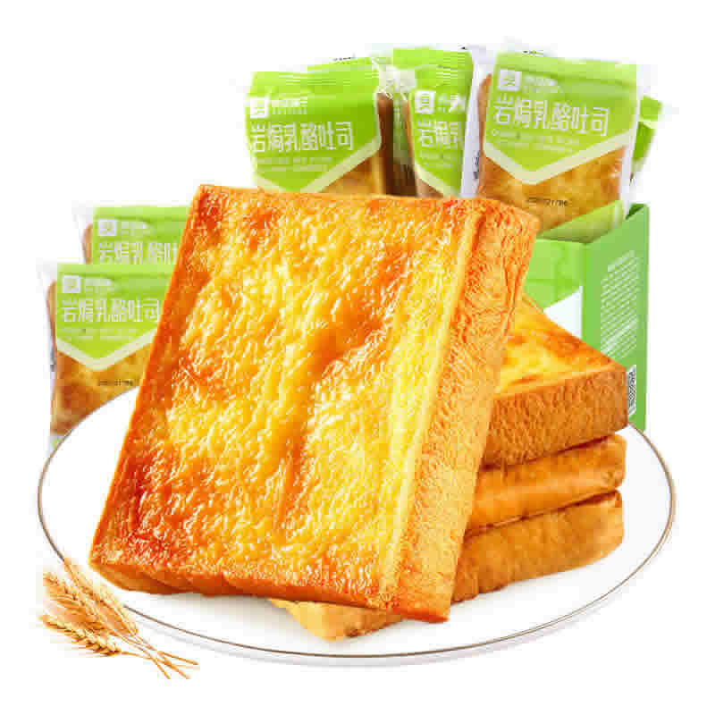 良品铺子岩焗乳酪吐司500g