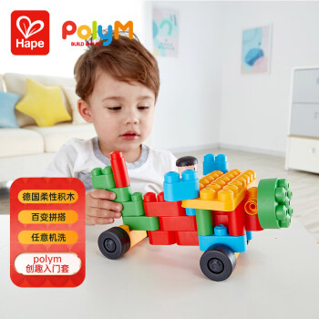 Hape  宝宝柔性拼插拼搭积木