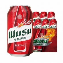 乌苏 啤酒330ml*12罐