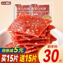 盐津铺子 猪肉脯约30片