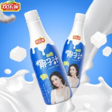 欢乐家 椰子汁 果肉型植物蛋白饮料1kg*2瓶