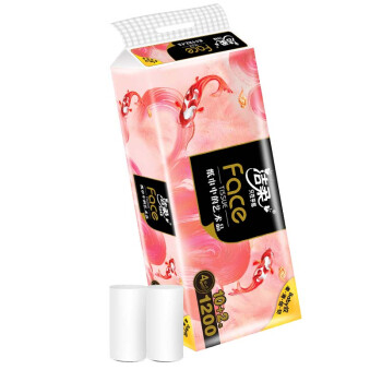 洁柔卷纸 厚实4层100g卫生纸巾*12卷