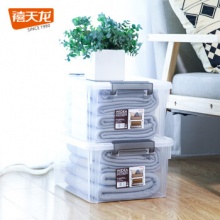 禧天龙  透明收纳箱3个