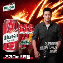 乌苏 啤酒红乌苏330ml*6罐