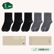 松山棉店 男女款棉袜*5双