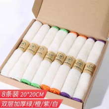 久丽 竹纤维洗碗巾 6/8条装
