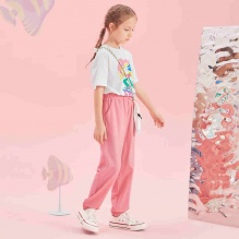 MQD 女童T恤套装