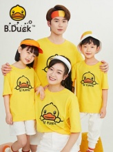 B.Duck小黄鸭 亲子t恤短袖