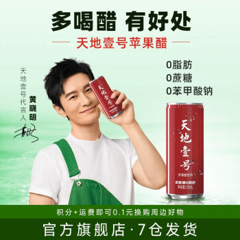 天地壹号 苹果醋饮料270ml*12罐