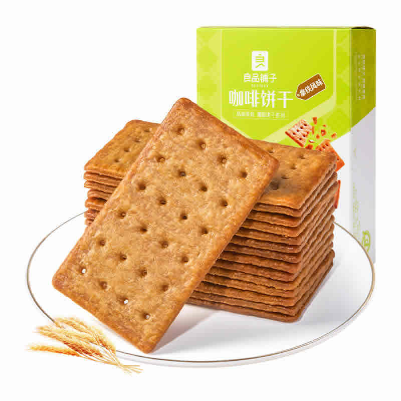 良品铺子 咖啡味酥脆薄饼260g*1盒