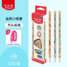 马培德 铅笔盐系小怪兽-12支盒装HB