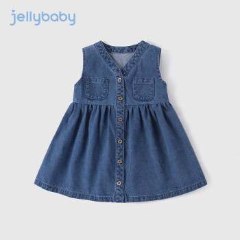 JELLYBABY 儿童无袖背心牛仔裙