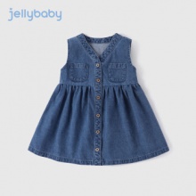 JELLYBABY 儿童无袖背心牛仔裙