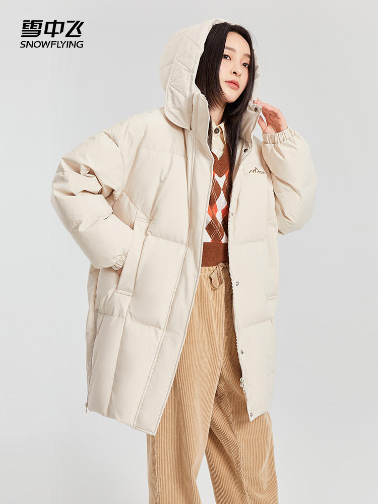 雪中飞 女款中长款羽绒