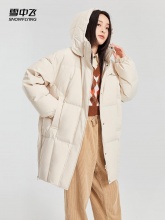 雪中飞 女款中长款羽绒