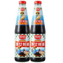 厨邦 金装渔女蚝油700g*2瓶