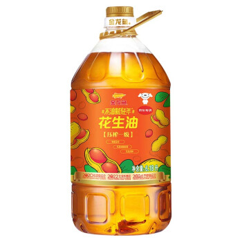 金龙鱼 压榨一级花生油6.18L