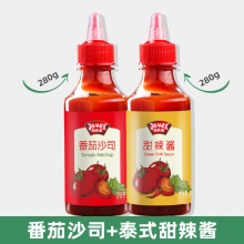 极美滋 沙拉酱番茄沙司*2瓶