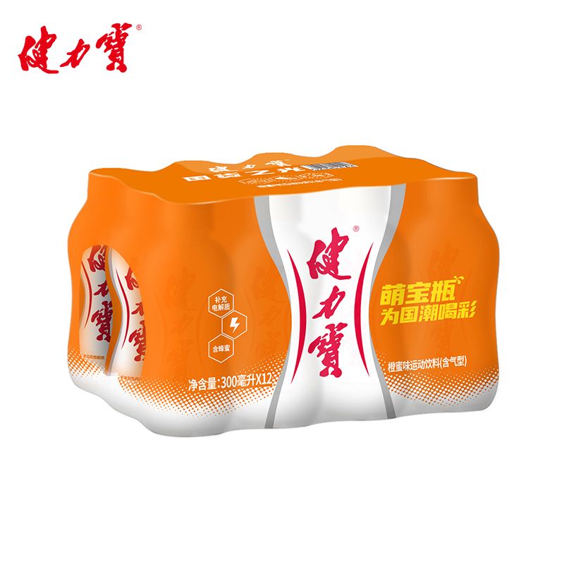 健力宝 饮料橙蜜味300ml*12瓶