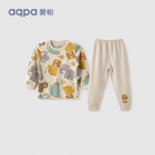 aqpa 儿童纯棉秋衣秋裤套装