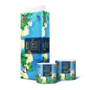 清风  卷纸 花萃臻品4层200克10卷