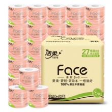 洁柔 卷纸柔厚4层180克27卷