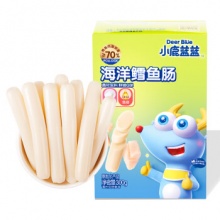 小鹿蓝蓝 深海鳕鱼肠300g