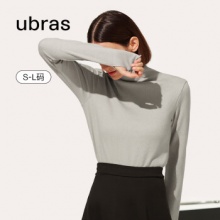 ubras 堆堆领花瓣边打底衣