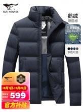 七匹狼  男鹅绒羽绒服