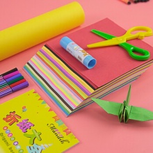 曼蒂克 儿童手工彩色纸A4/100张 混合10色70克