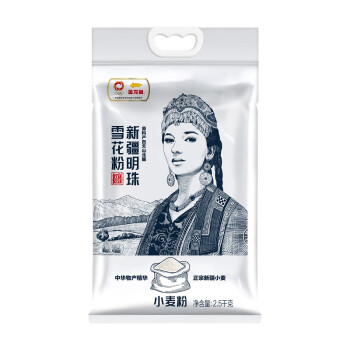 金龙鱼 新疆明珠雪花粉2.5kg 