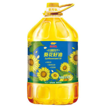 金龙鱼 不油腻轻年 葵花籽油 6.18L 