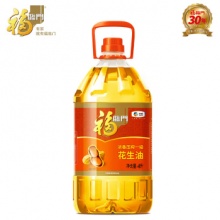 福临门 浓香压榨一级花生油 4L