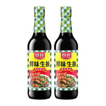 厨邦 鲜味生抽500ml*2瓶