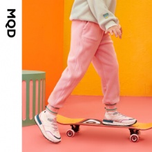 MQD 马骑顿 女童奥粒绒保暖针织裤 