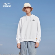 鸿星尔克 男连帽套头衫卫衣