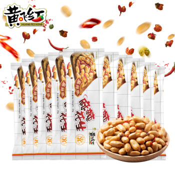 黄飞红 麻辣花生25g*10袋 