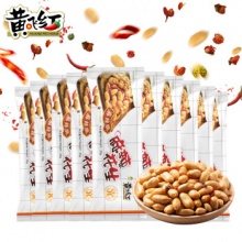 黄飞红 麻辣花生25g*10袋 