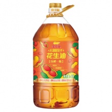 金龙鱼 物理压榨 压榨一级花生油4L
