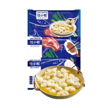 饺小歌 鲅鱼水饺馄饨组合680g/袋