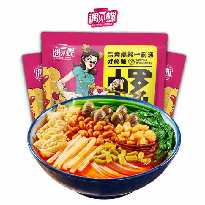 遇见螺 柳州螺蛳粉330g*3包