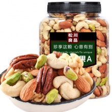 松川良品 每日坚果500g罐装 