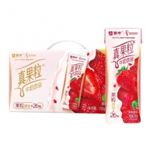 蒙牛  真果粒牛奶饮品（草莓）250g×12