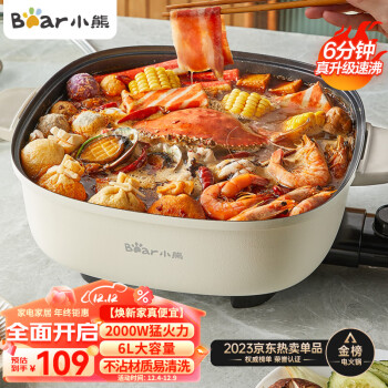 小熊（Bear）电火锅6L 