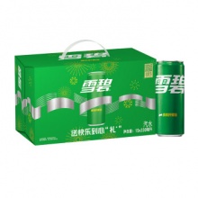 可口可乐  雪碧柠檬味汽水 碳酸饮料 330ml*15摩登罐